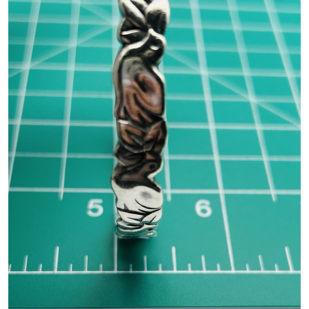 HTF James Avery Retired Sterling Silver Dove/Bird In Flight Eternity Bracelet 7" - Picture 10 of 12